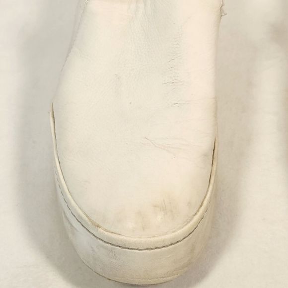 Vince Women's Sz 8M EUR 38 White Warren Slip On Platform Sneakers Loafers - Picture 5 of 14